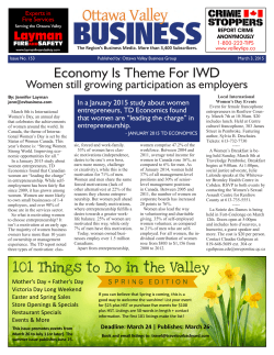 the latest edition of Ottawa Valley Business