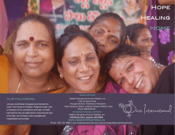 OASIS Brochure - OASIS International Eunuch Welfare, Inc.