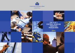 Brochure - European Central Bank
