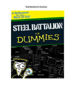 simplified manual - BSBB Mk II | The Big Steel Battalion Box