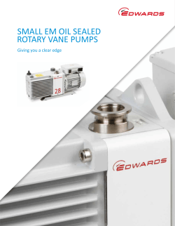 Small EM Pumps Product Brochure