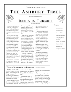 THE ASHBURY TIMES