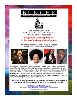 Hollywood Diversity Report: In Front of & Beyond the Camera