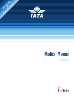 IATA Medical Manual