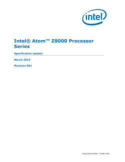 Intel® Atom™ Z8000 Processor Series