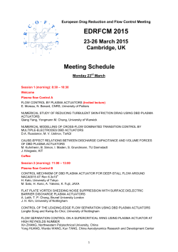 pdf version - European Drag Reduction and Flow Control Meeting