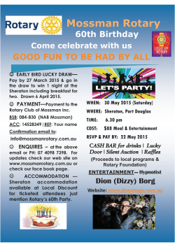 Mossman Rotary Invite 60 party