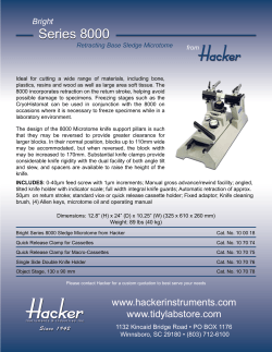 Series 8000 - Hacker Instruments & Industries, Inc.