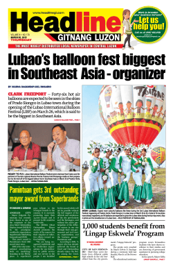 Lubao`s balloon fest biggest in Southeast Asia