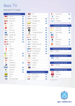 Liste aller Sender