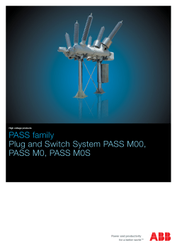 PASS family Plug and Switch System PASS M00