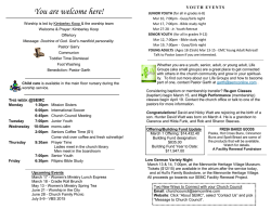 March 8.pub - Steinbach Evangelical Mennonite Church