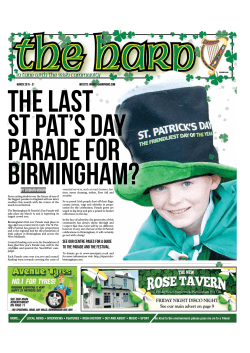 See our centre pages for a guide to the Parade and the