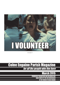 Colne Engaine Parish Magazine - the Halstead Area Team Ministry