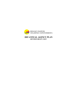 2015 ANNUAL AGENCY PLAN - Grand Rapids Housing Commission