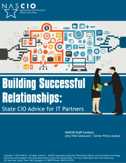 Building Successful Relationships: State CIO Advice for IT