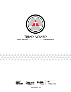 2015 Triad Award - Concrete Construction