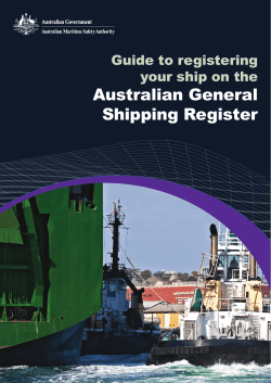 Australian General Shipping Register
