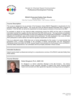 PDF Brochure - Society for Chemical Hazard Communication