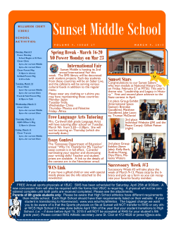 Sunset Middle School - Williamson County Schools