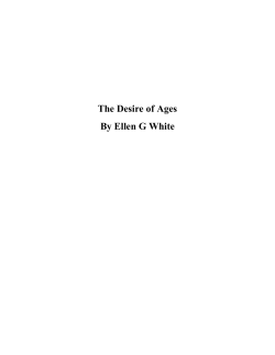 1. The Desire of Ages