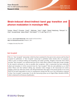 Strain-induced direct-indirect band gap transition