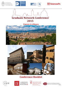 Conference Booklet - European University Institute