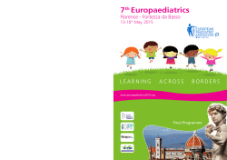 7th Europaediatrics Congress of the European Paediatric