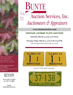 March 14 Brochure - Bunte Auction Services, Inc