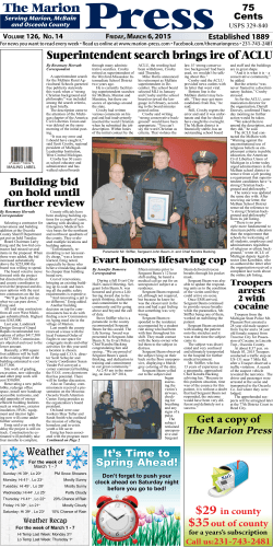 The Marion Press March 6, 2015