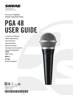 PGA48 User Guide