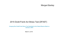 2015 Annual DFAST Disclosure 03-05