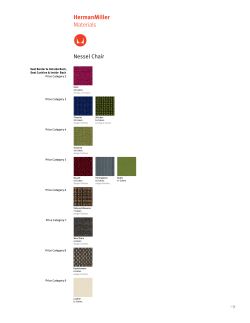 Nessel Chair product chip chart