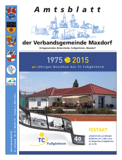 Maxdorf - Fieguth-Amtsblätter, SÜWE GmbH