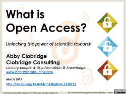 What is Open Access? A Knowledge Management