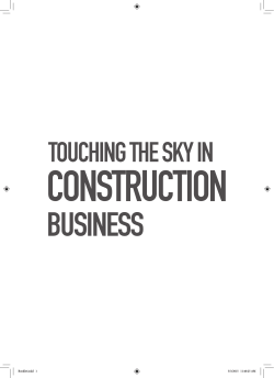 Touching the Sky In Construction Business