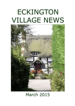eckington village news march 2015