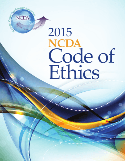 (NCDA) Code of Ethics - Associationdatabase.com