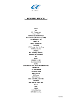 MEMBRES ASSOCIES - alfa-aci