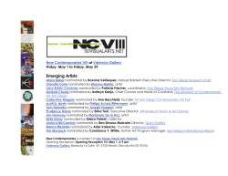 Catalog VIII - San Diego Visual Arts Network