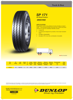 SP 171 - Dunlop Tyres