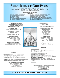 S  J   G  P - St. John of God Parish