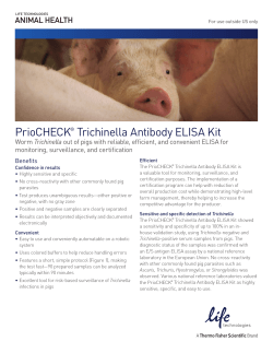 PrioCHECK® Trichinella Antibody ELISA Kit