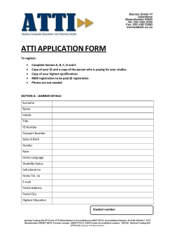 PDF Application Form