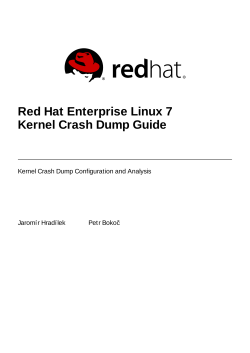 Kernel Crash Dump Guide - Red Hat Customer Portal