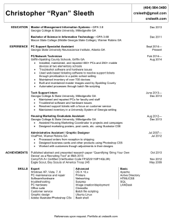 View my up-to-date resume and save or print it.