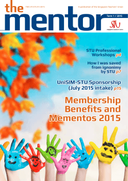 2015 Mentor T1 - Singapore Teachers` Union