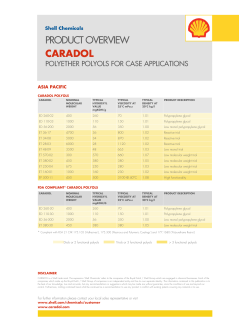 PRODUCT OVERVIEW CARADOL
