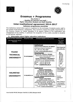 Erasmus * Programme