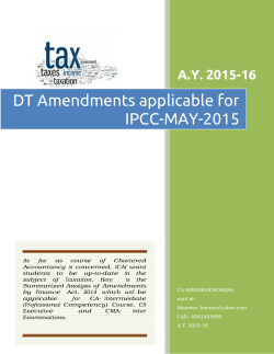 Taxation IPCC Notes-